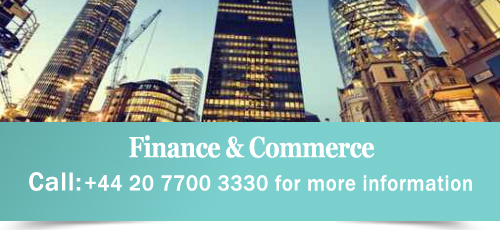 Courses in business finance and commerce